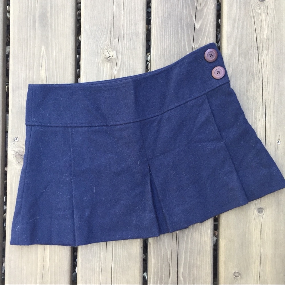 REDUCED‼️Pleated Navy Mini Skirt